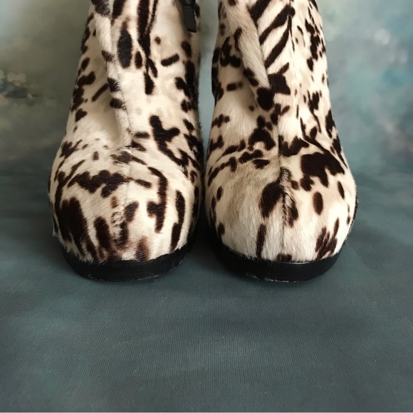 Balenciaga Fur Stiletto Ankle Booties - Picture 8 of 12